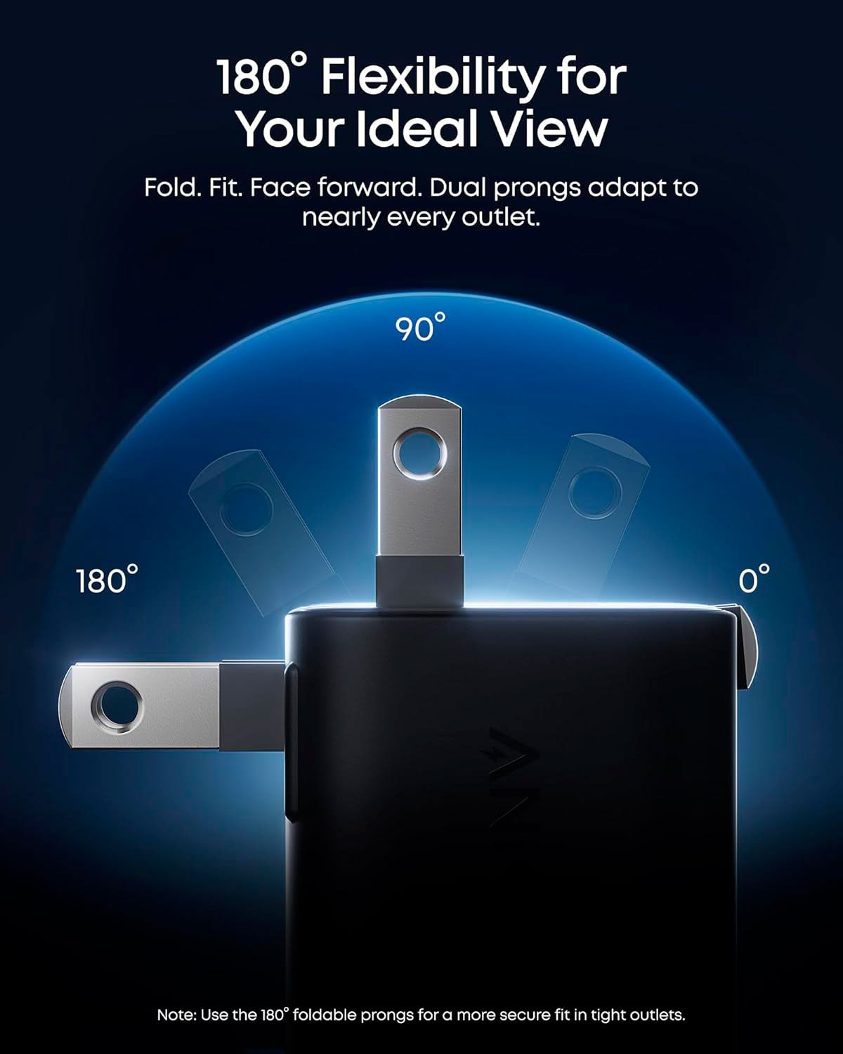 Cargador con pantalla inteligente USB-C de 45W GaN - Anker