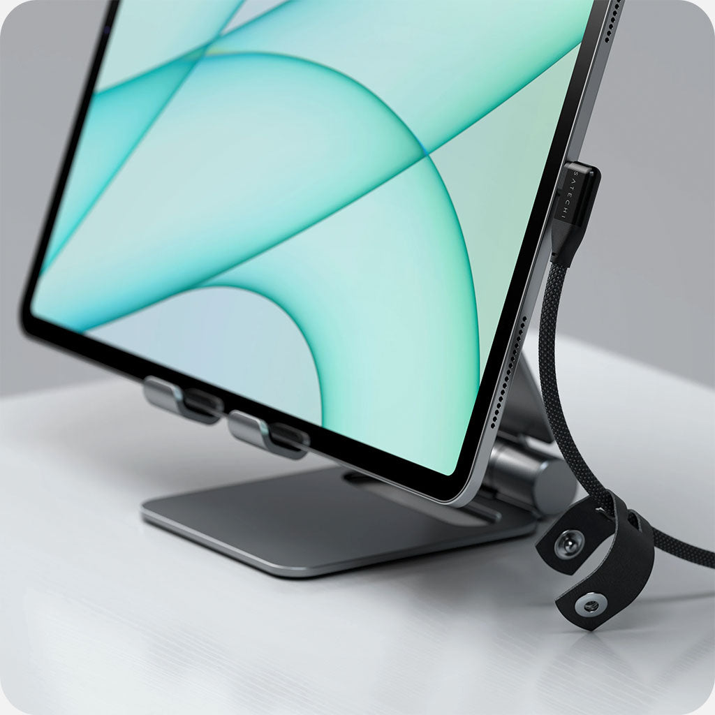 Cable de datos y carga USB-C a USB-C ángulo recto, 1mt - Satechi