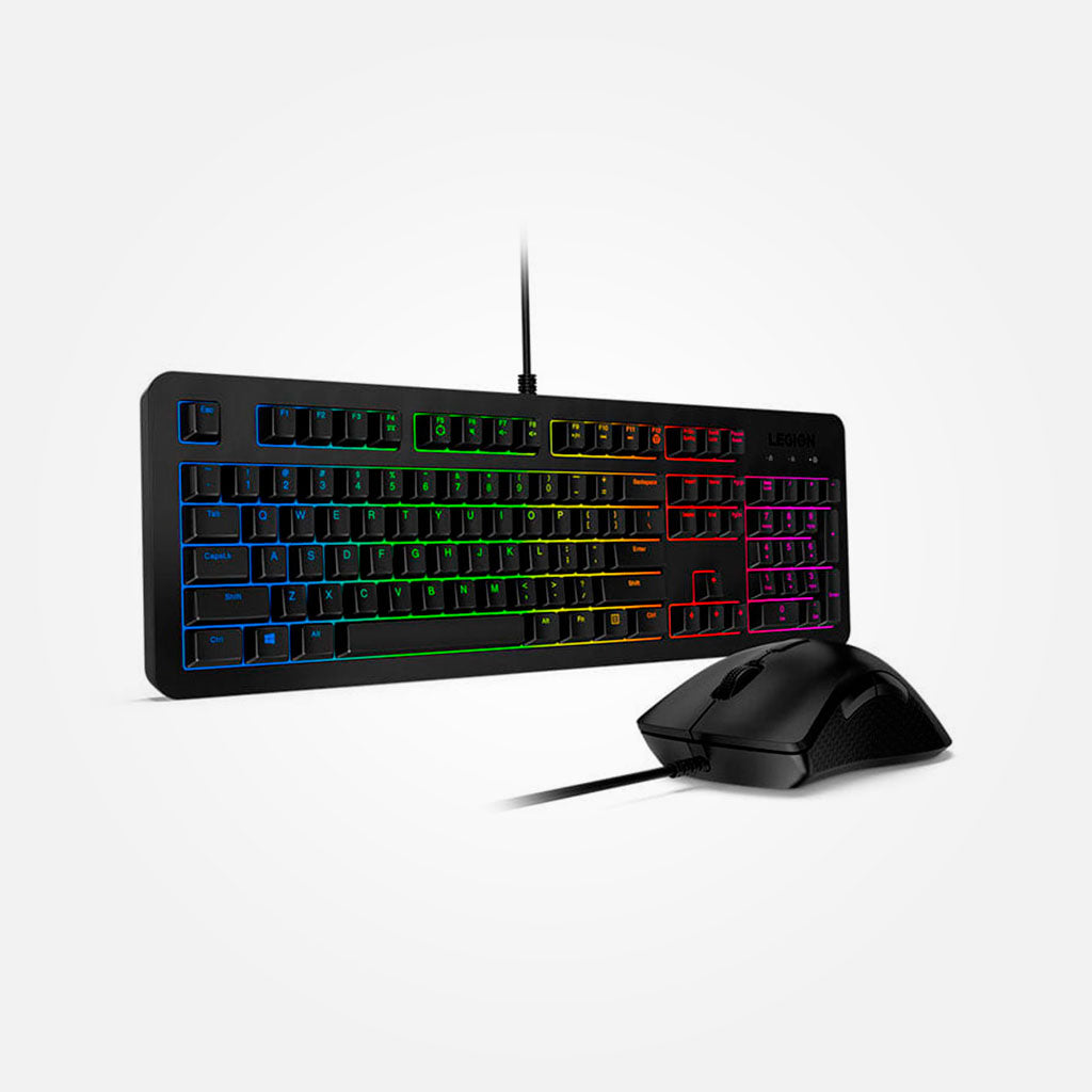 Combo Gamer Teclado + Mouse Lenovo RGB KM300 Legion