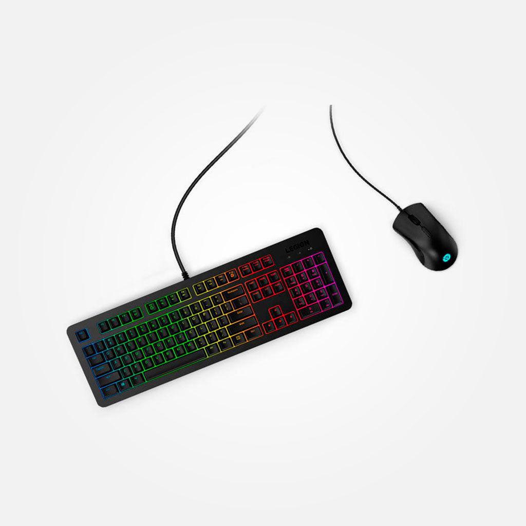 Combo Gamer Teclado + Mouse Lenovo RGB KM300 Legion