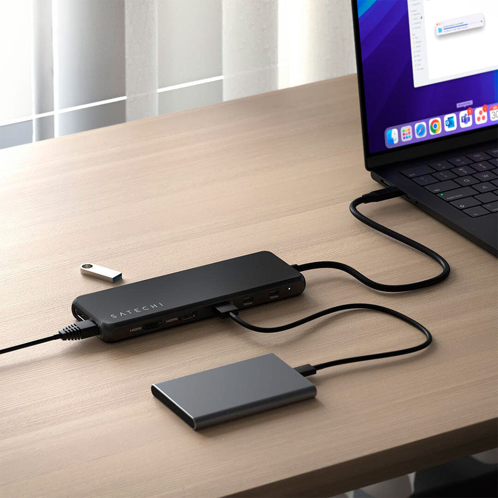 Hub USB-C 13 en 1, triple pantalla, Satechi