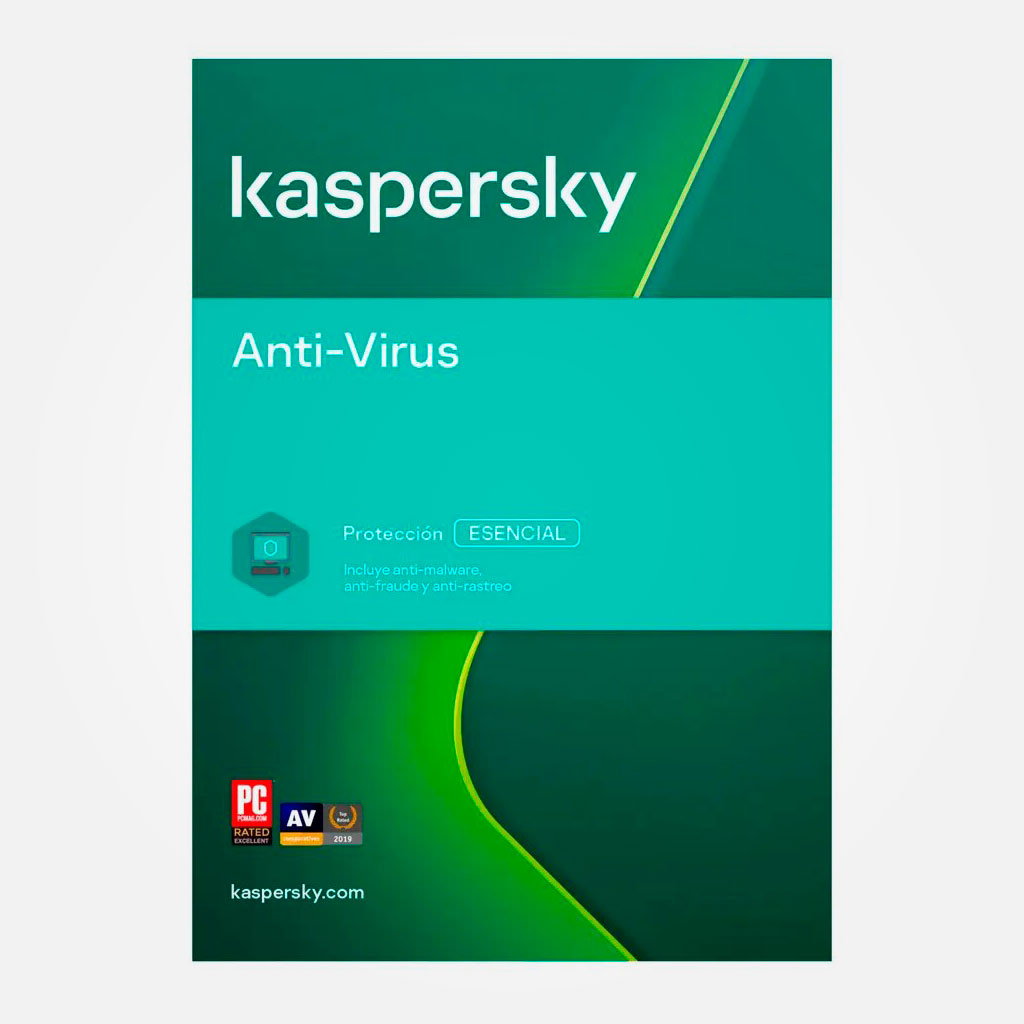 Antivirus Kaspersky Esencial 1 PC, Licencia por 1 Año, Blister