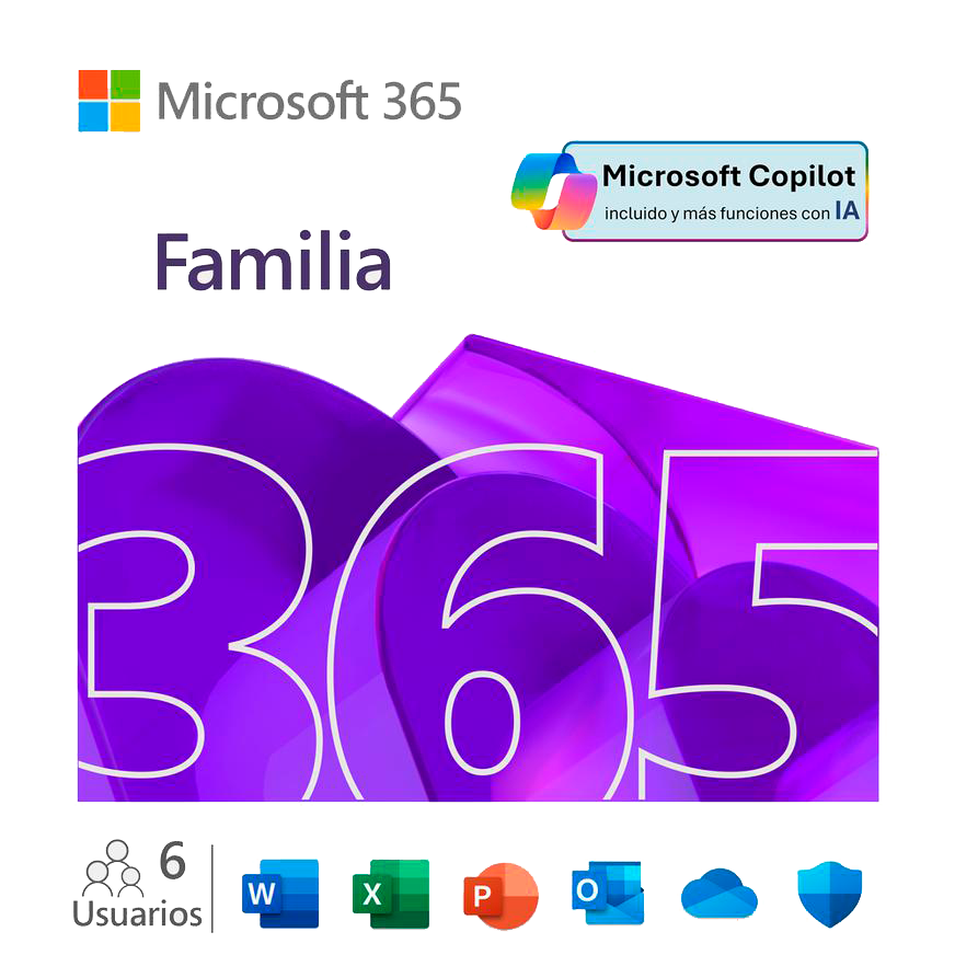 Licencia Microsoft Office 365 Familia