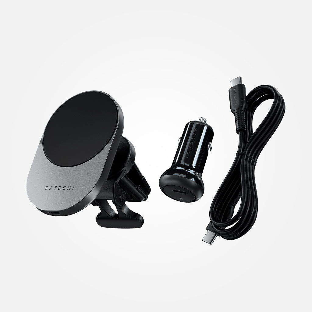 Cargador inalámbrico de 15w para carro Qi2 - Satechi