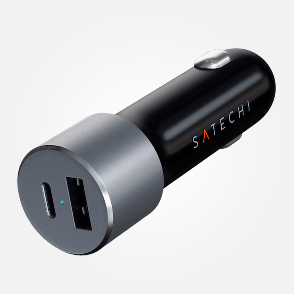 Adaptador de carga para auto de 72W USB-C y USB-A - Satechi