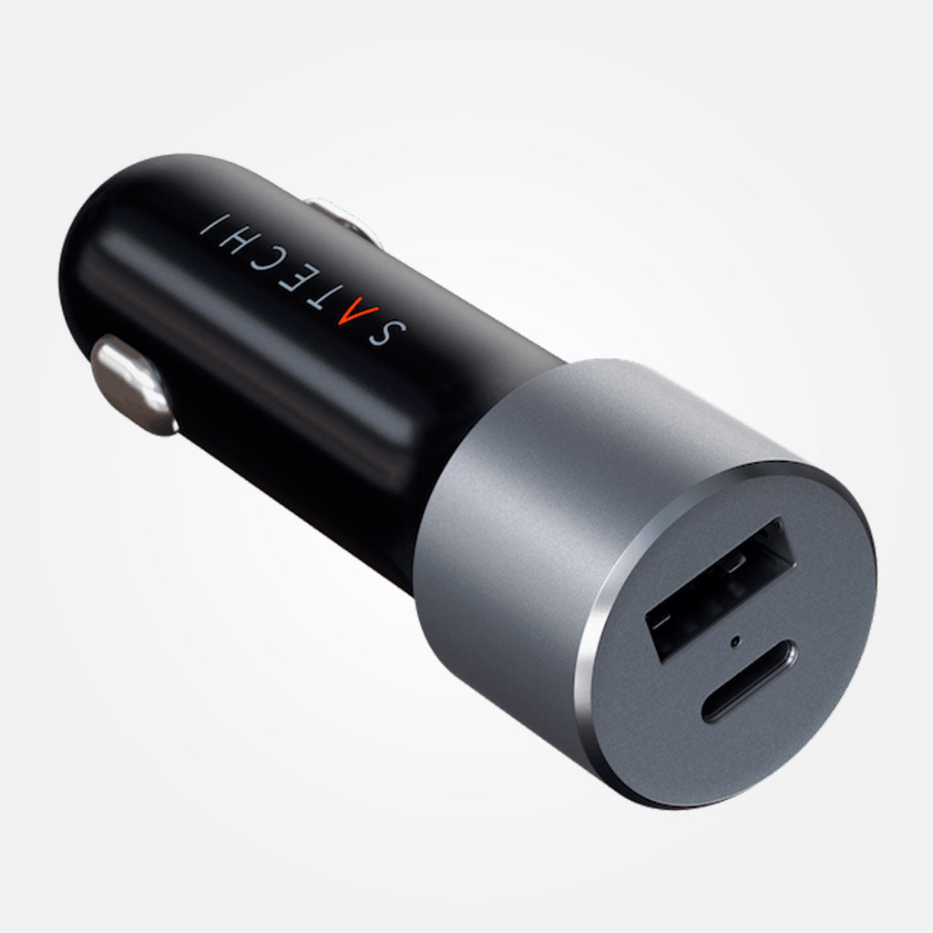 Adaptador de carga para auto de 72W USB-C y USB-A - Satechi