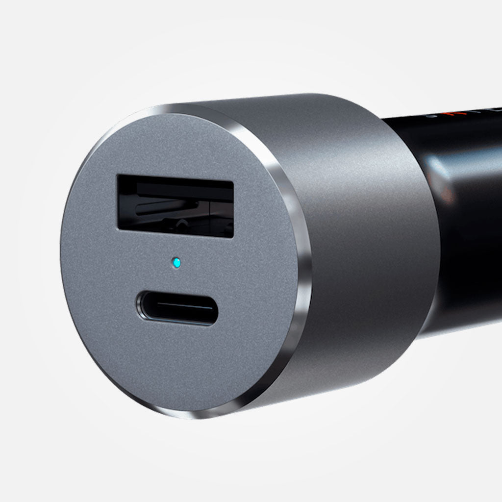 Adaptador de carga para auto de 72W USB-C y USB-A - Satechi