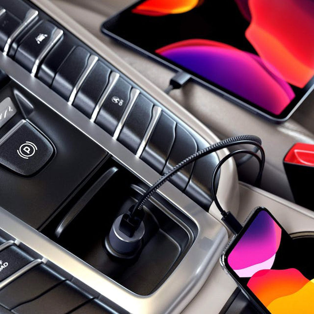 Adaptador de carga para auto de 72W USB-C y USB-A - Satechi