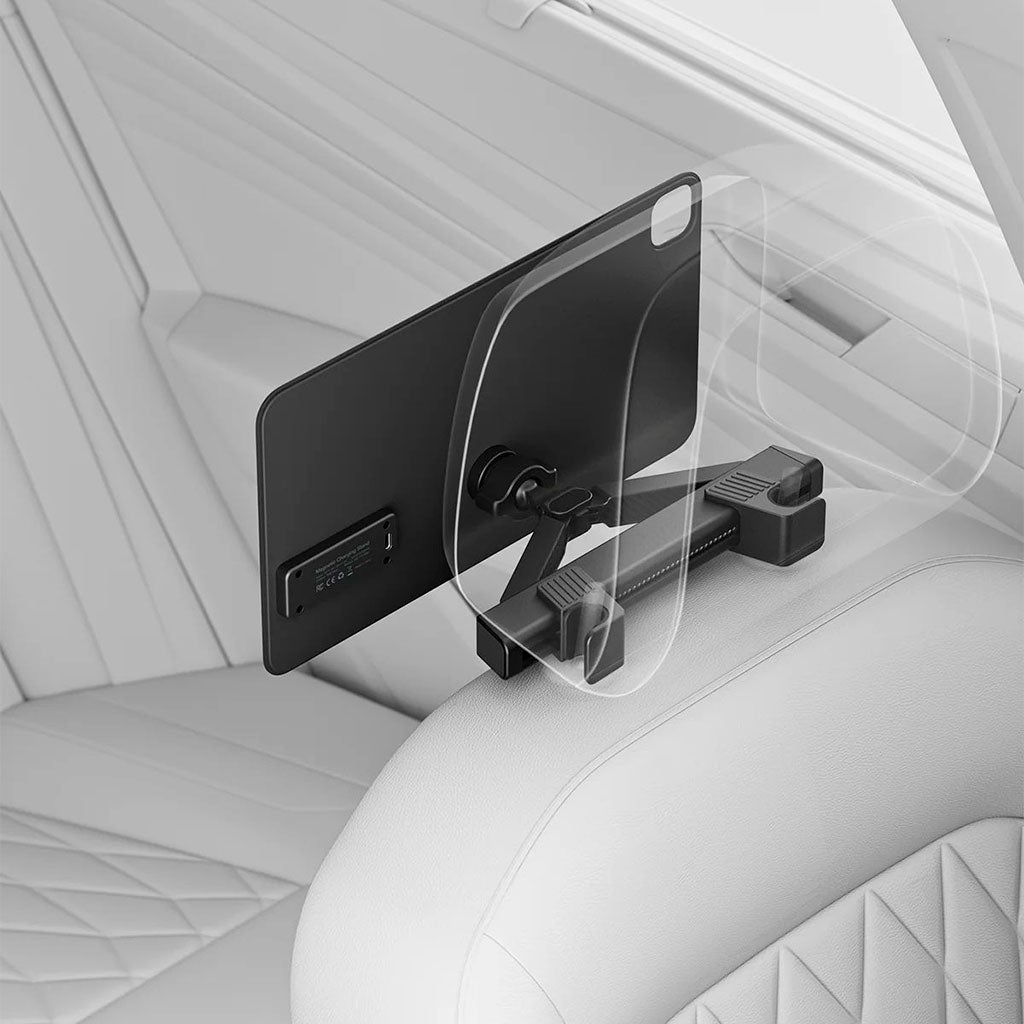 KUXIU - Soporte magnético inalámbrico para asiento trasero de carro - iPad Pro 12.9"/ iPad Air 13"- M2/M3