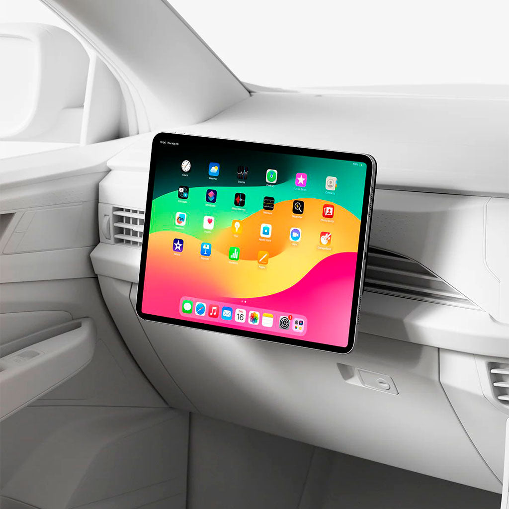 KUXIU - Soporte magnético inalámbrico para asiento trasero de carro - iPad Pro 13"-M4 (2024)
