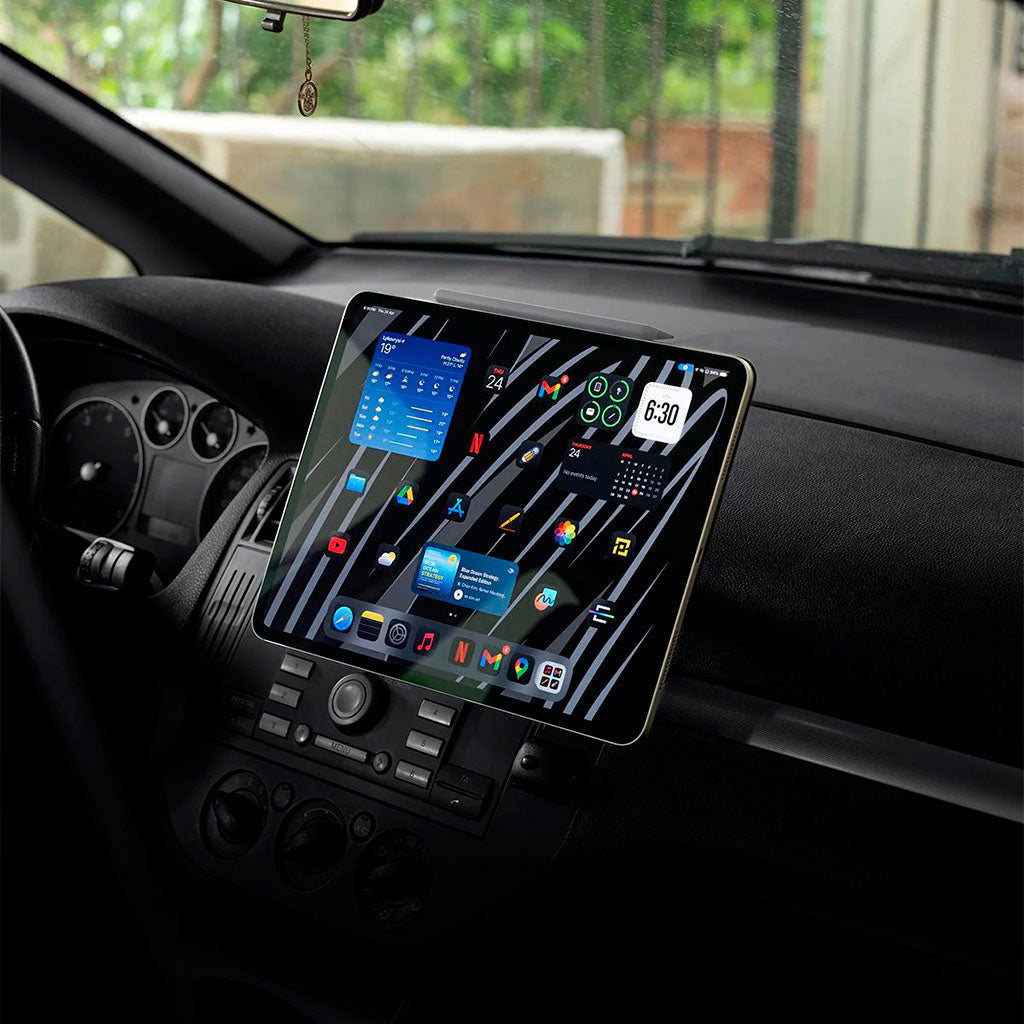 KUXIU - Soporte magnético inalámbrico para asiento trasero de carro - iPad Pro 12.9"/ iPad Air 13"- M2/M3