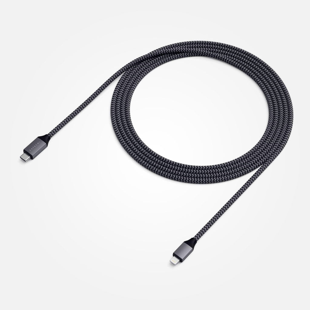 Cable USB-C a Lightning - Certificado MFI de Apple - 1.8mt - Satechi
