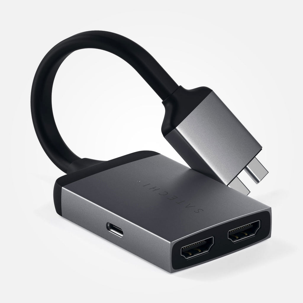 Adaptador USB-C HDMI dual 4k - Space Gray