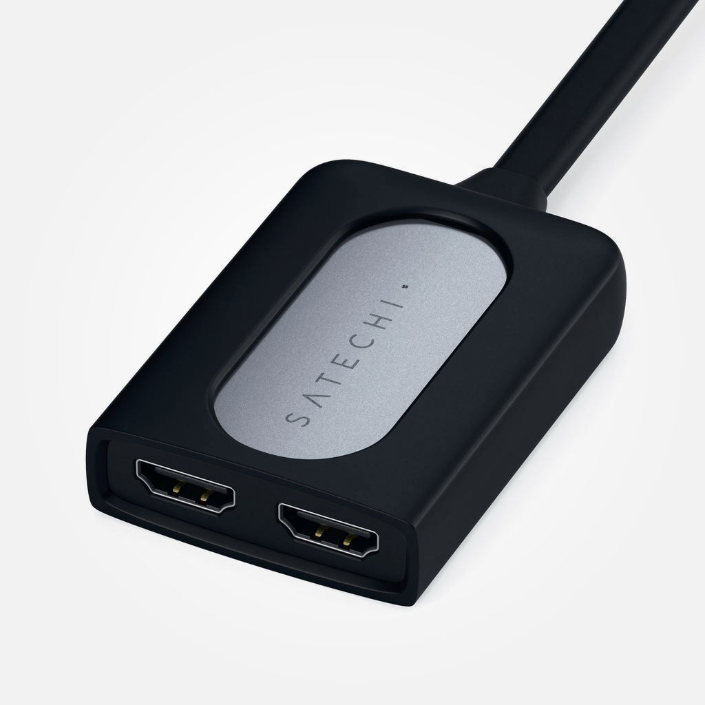 Adaptador USB-C HDMI dual 4k - Space Gray