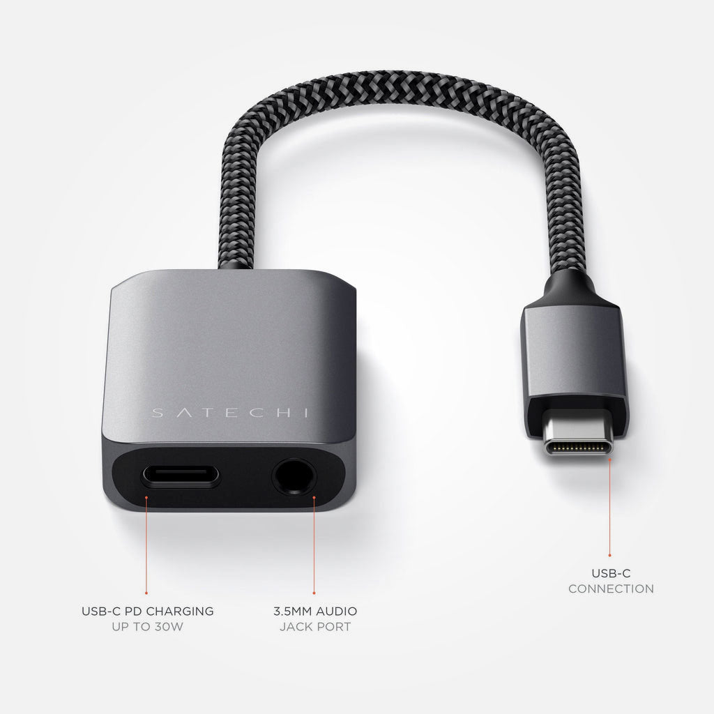 Adaptador de Audio USB-C PD - Satechi