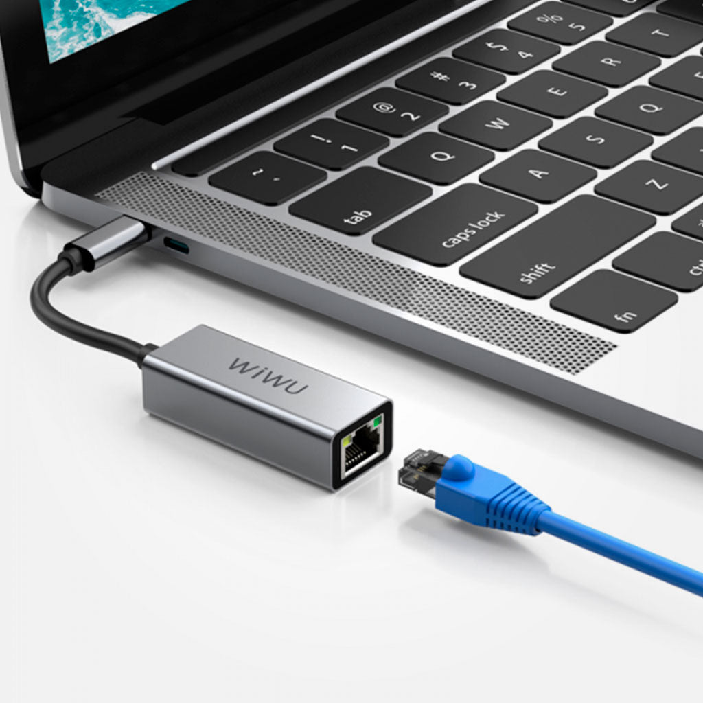 Adaptador USB-C a RJ-45 Ethernet Wiwu