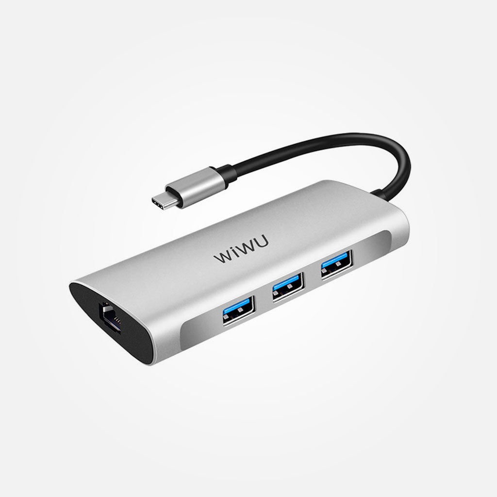 Hub USB-C 6 en 1 Alpha 631STR Wiwu