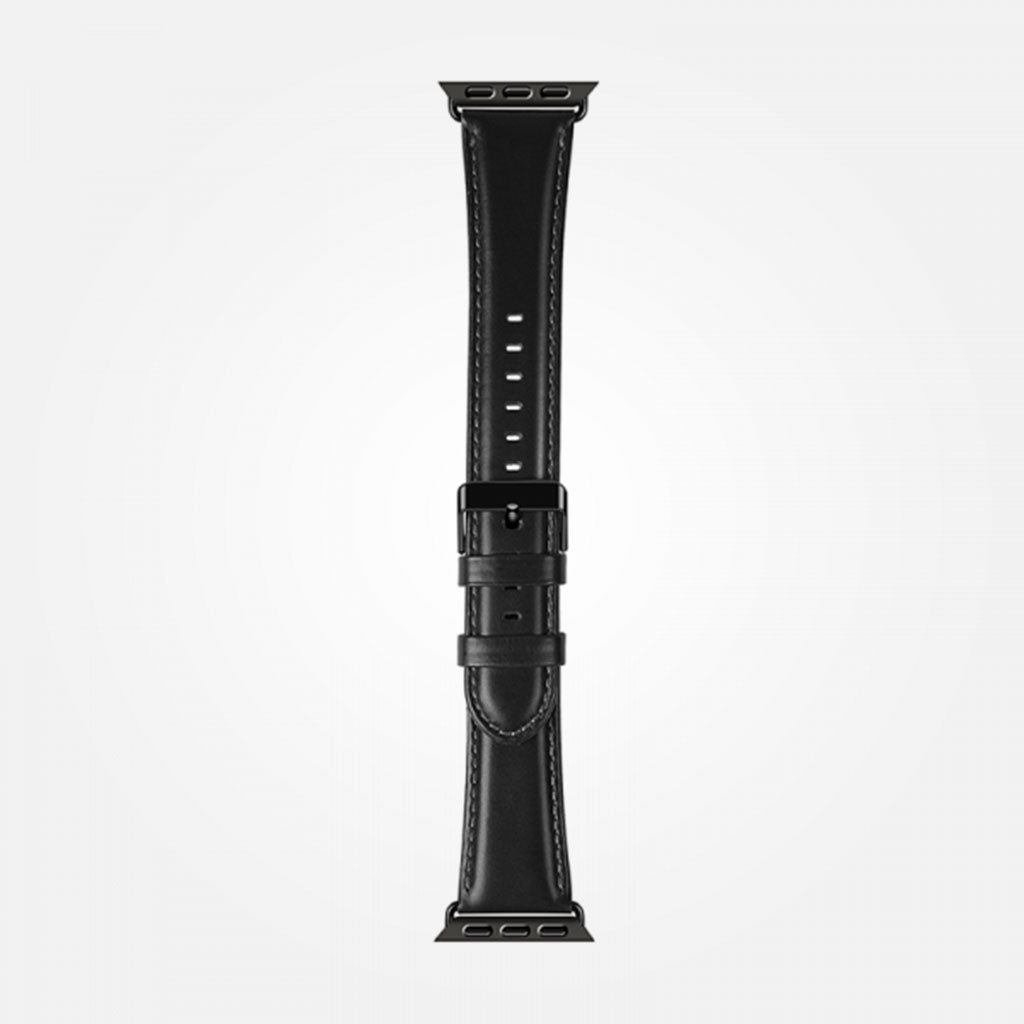 Wiwu Leather WatchBand for iWatch (38-40mm) - Black