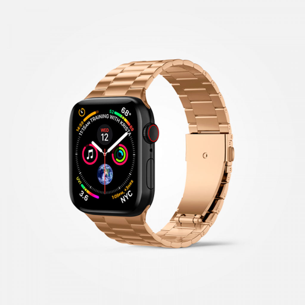 Wiwu Ultra Thin Steel WatchBand (38-40mm), Rose Gold