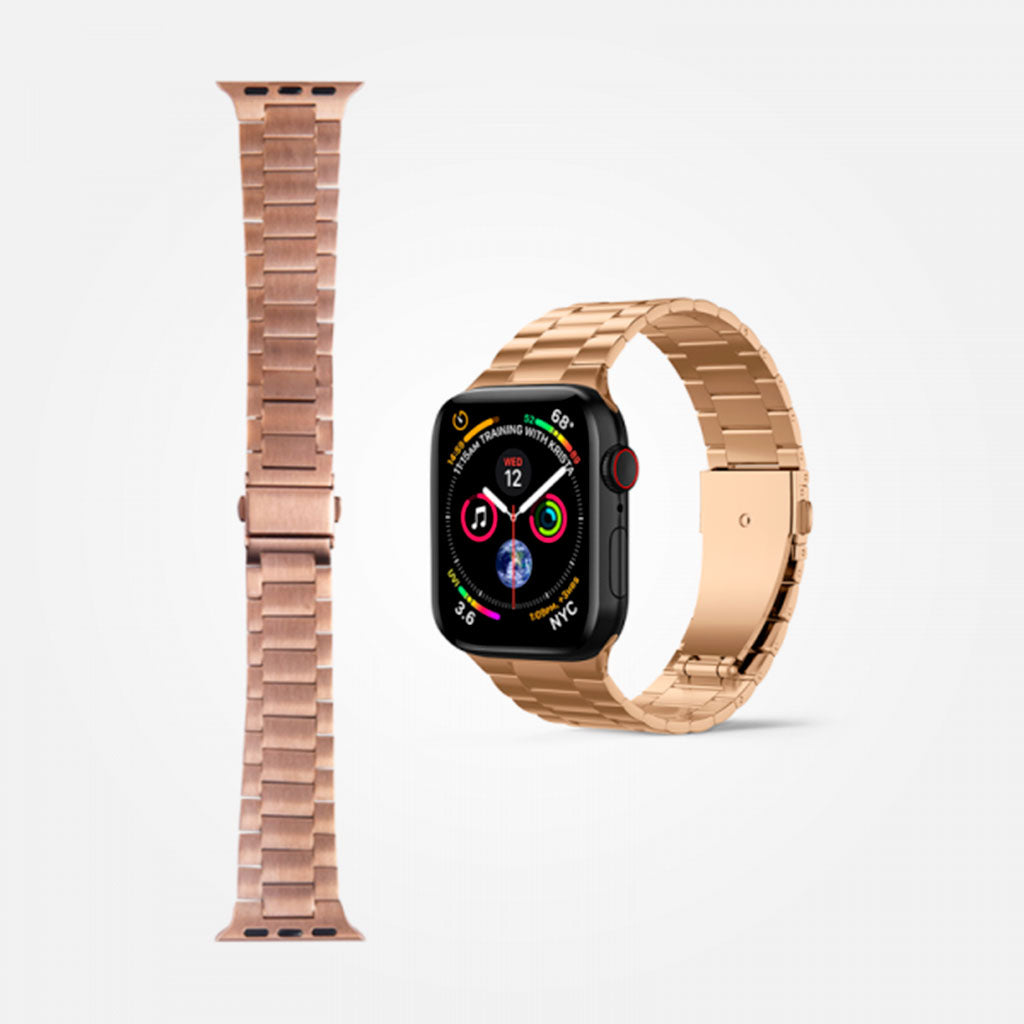 Wiwu Ultra Thin Steel WatchBand (38-40mm), Rose Gold
