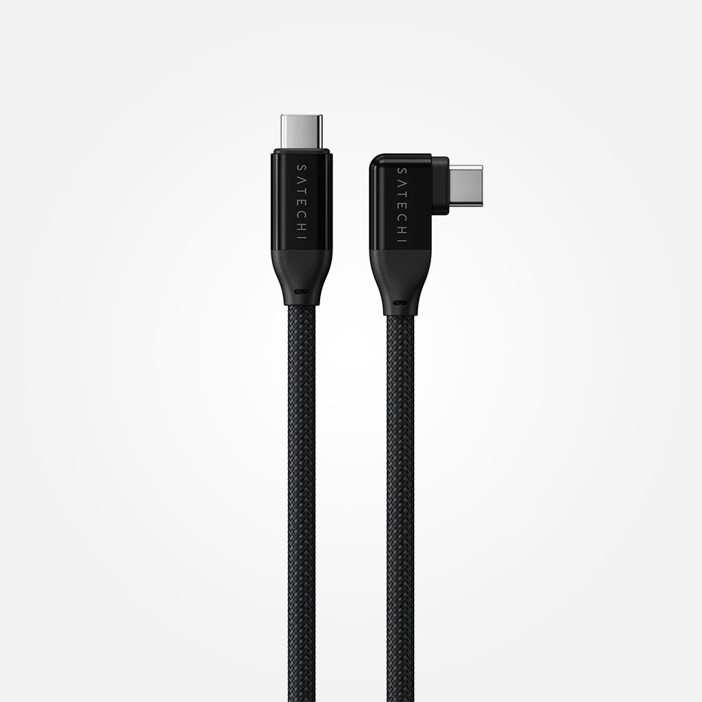 Cable de datos y carga USB-C a USB-C ángulo recto, 1mt - Satechi
