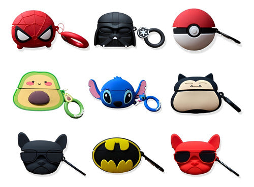 Case protector con diseño animado para AirPods de Apple