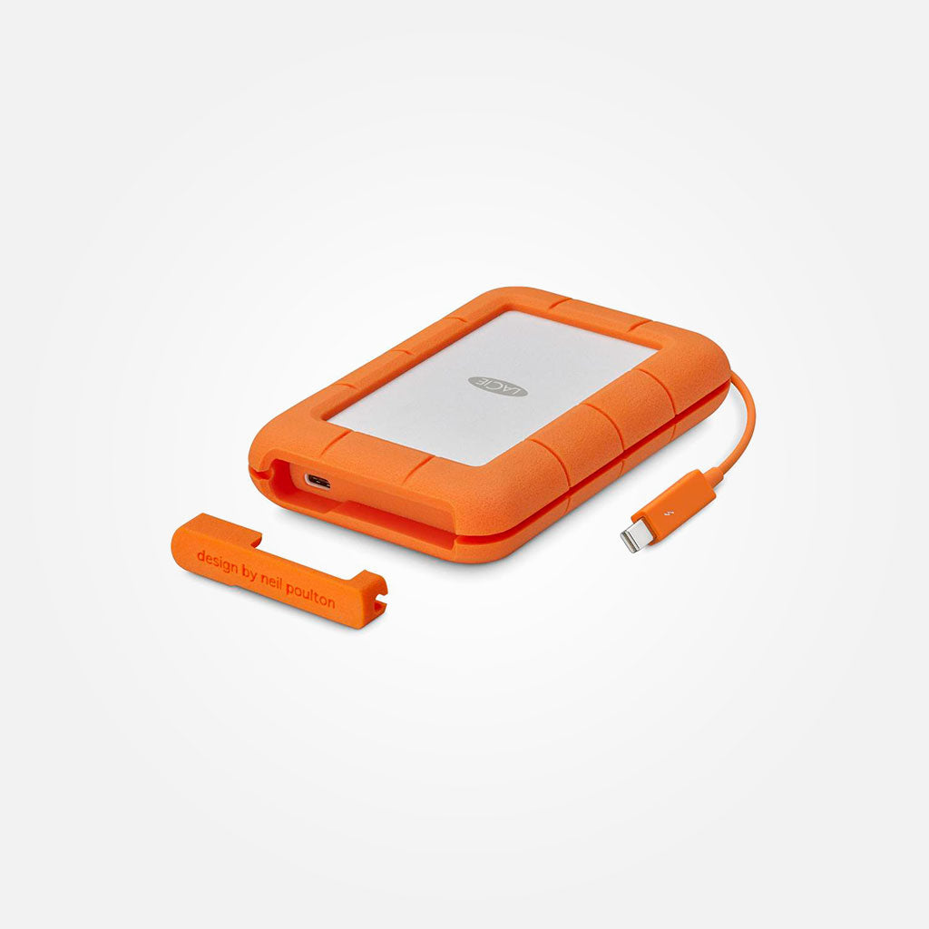 LaCie - Disco Duro Externo 5TB  Rugged USB-C