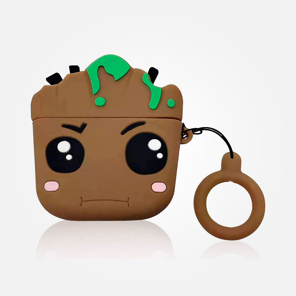 Case protector con diseño animado para AirPods de Apple