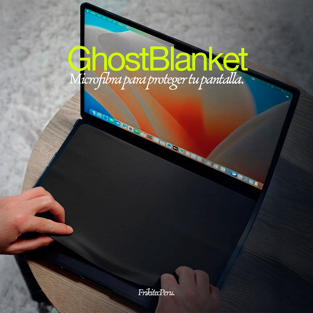 Ghostblanket Kuzy - Paño de limpieza de microfibra premium MacBook 13" & 14" | 15" & 16" - 1 Pack