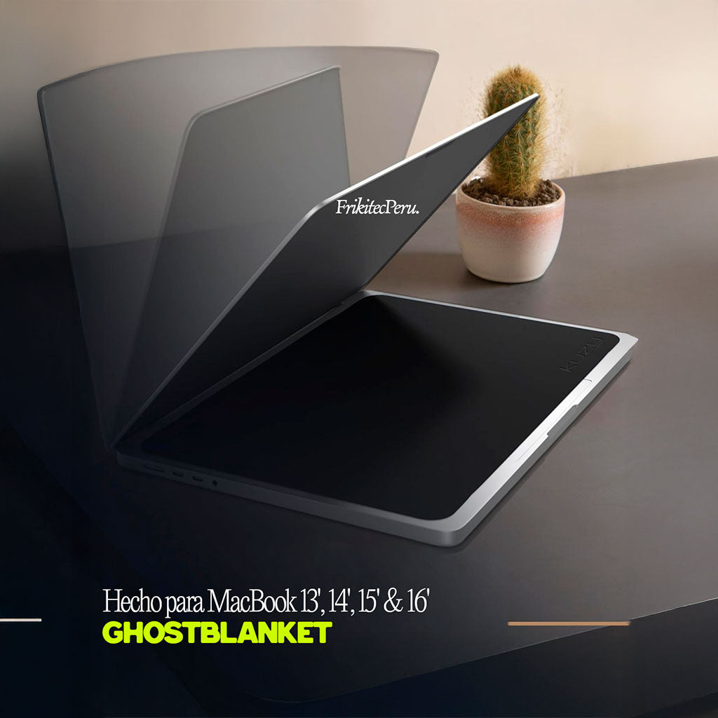 Ghostblanket Kuzy - Paño de limpieza de microfibra premium MacBook 13" & 14" | 15" & 16" - 1 Pack