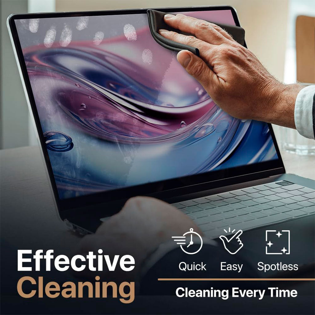 Ghostblanket Kuzy - Paño de limpieza de microfibra premium MacBook 13" 14" !5 y 16" - 3 Pack