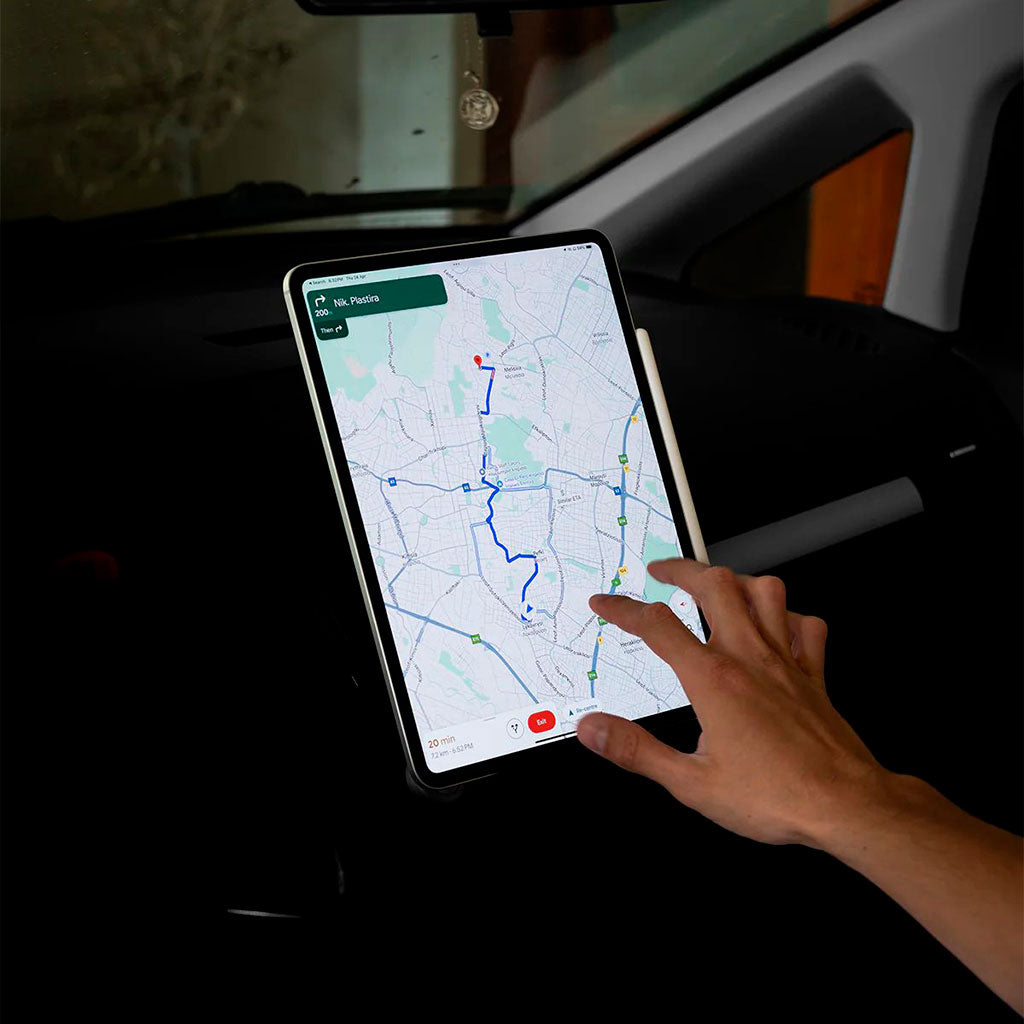 KUXIU - Soporte magnético inalámbrico para asiento trasero de carro - iPad Pro 13"-M4 (2024)