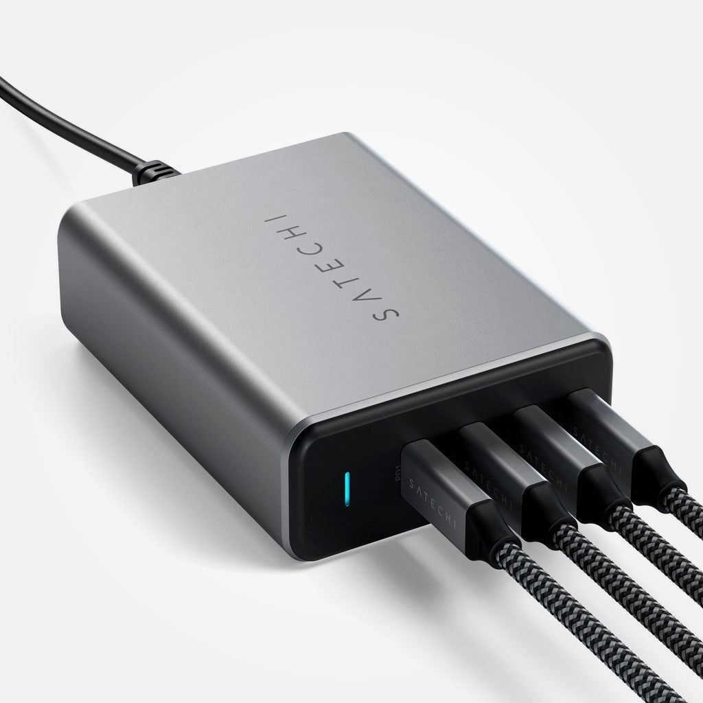 Cargador de pared Satechi USB-C 100W GaN - Gris