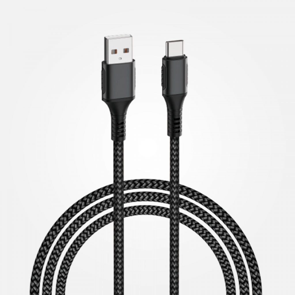 Wiwu F12 Cyclone Data Cable - 1.2 MT - Black