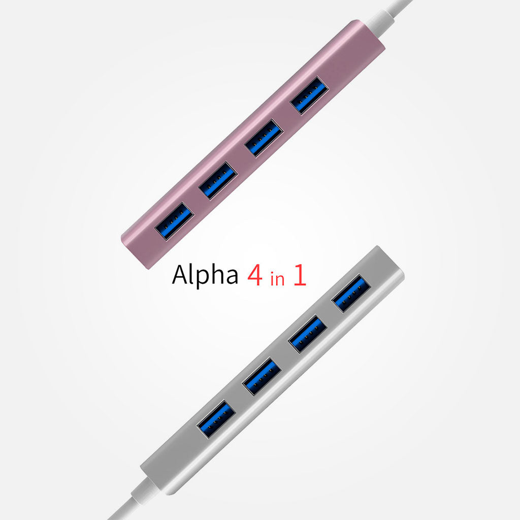 Hub USB-C 4 en 1 Alpha 440 Wiwu