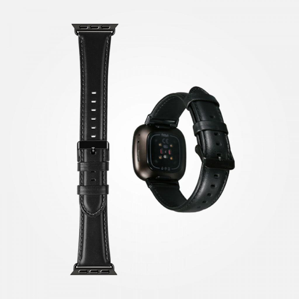Wiwu Leather WatchBand for iWatch (38-40mm) - Black